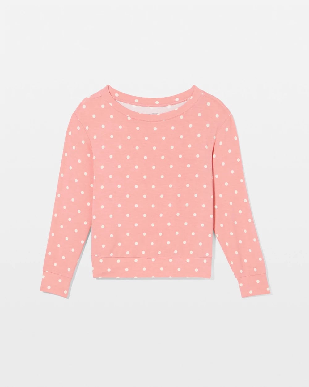 DREAMY DOT MID BLUSH PINK - Long-Sleeve Pajama Top