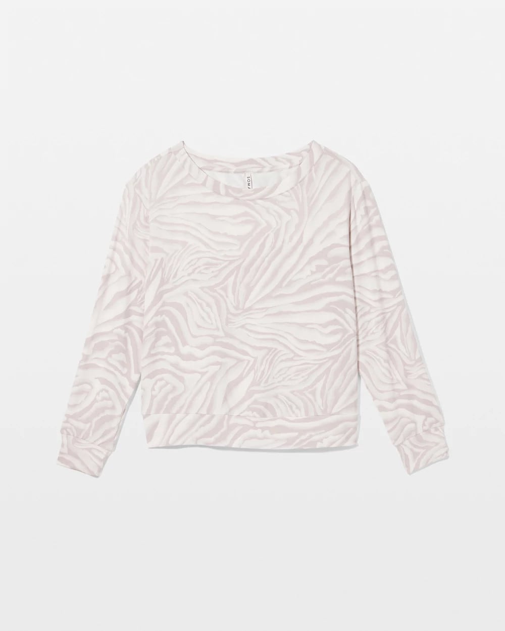 ZEBRA ZEN GRAY GLASS - Long-Sleeve Pajama Top