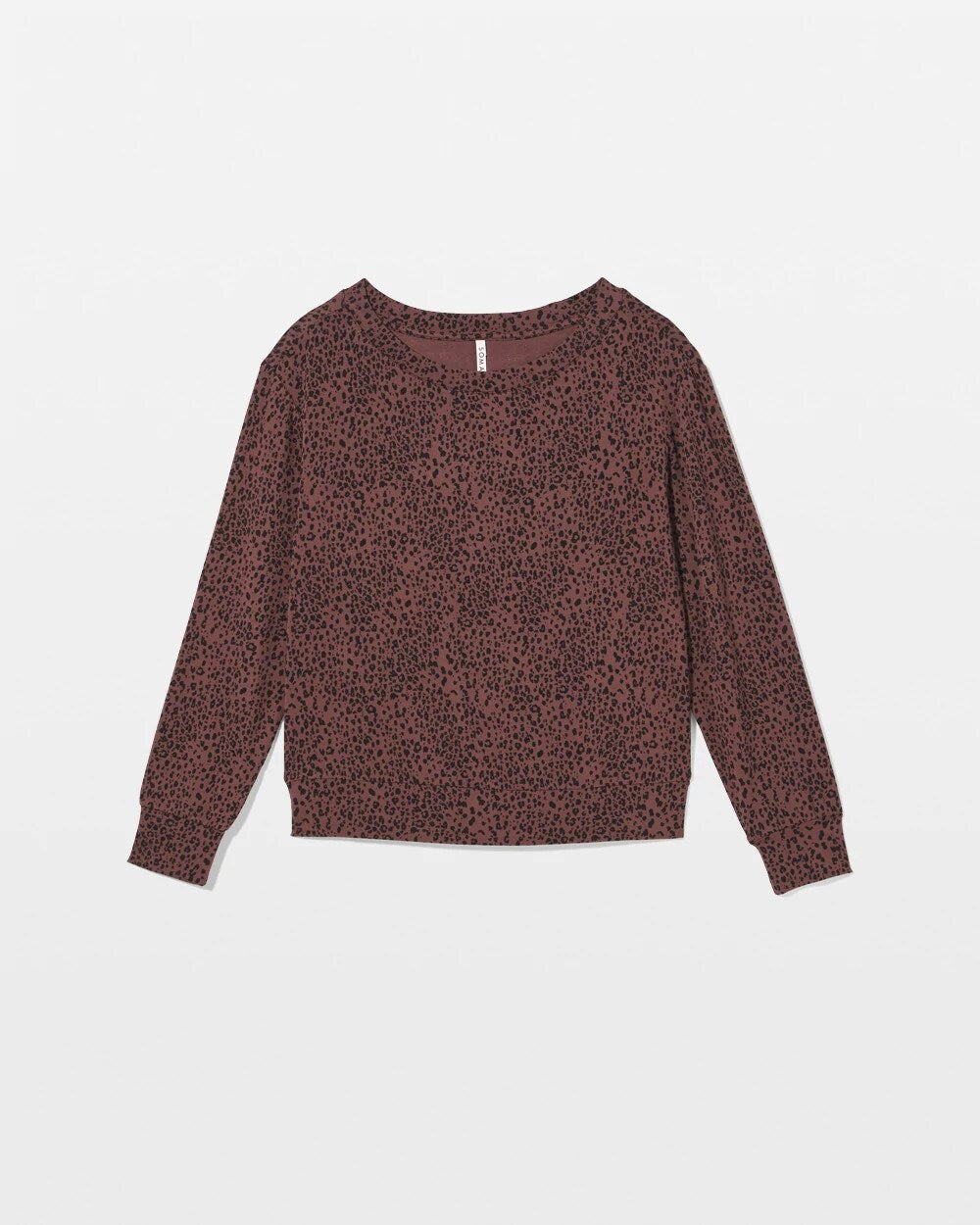 HOT SPOT MOCHA - Long-Sleeve Pajama Top