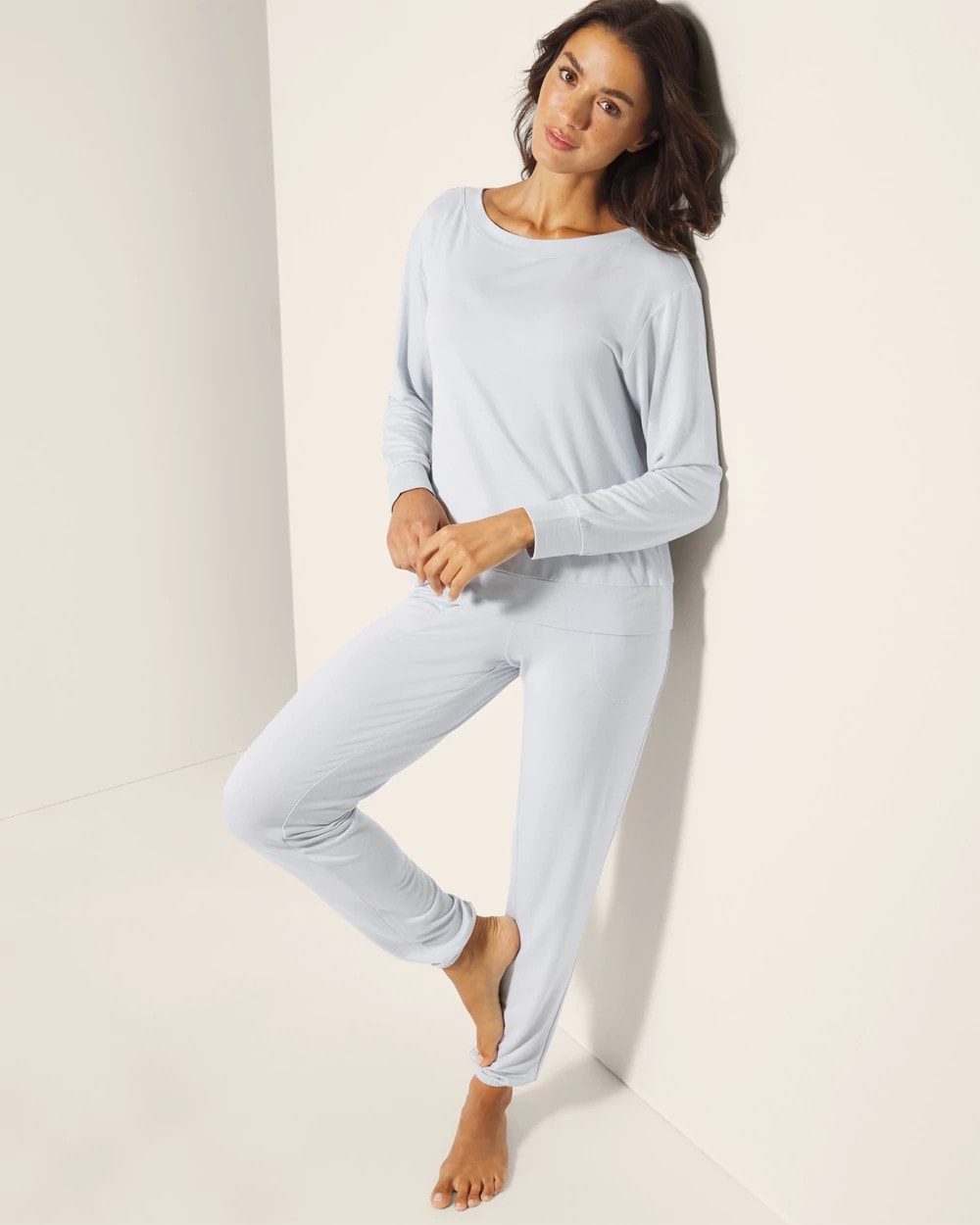 BLUE MIST - Long-Sleeve Pajama Top