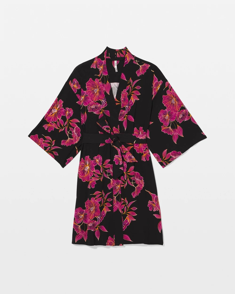 GILDED BLOOMS MAGENTA - Short Robe