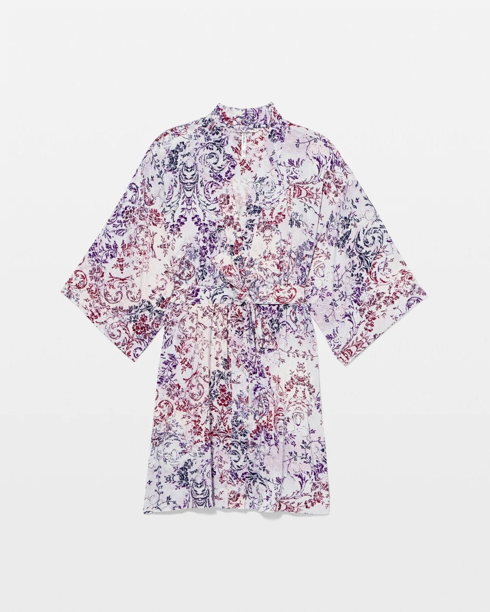 LACE HARMONY LILAC - Short Robe