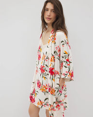 LE TIGRE FLORA CHAMPAGNE - Short Robe