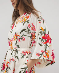 LE TIGRE FLORA CHAMPAGNE - Short Robe