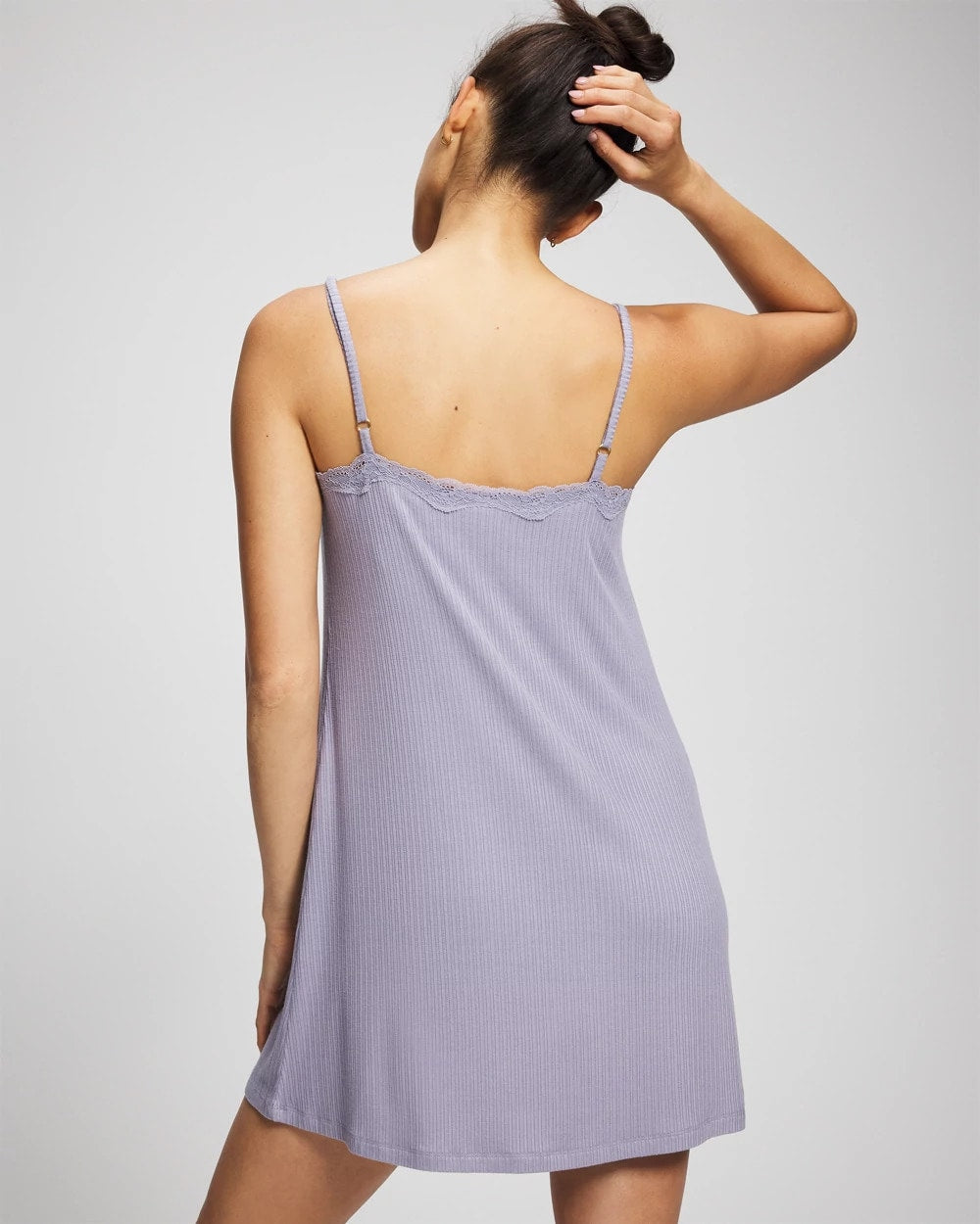 LAVENDER CLOUD - Pointelle Chemise