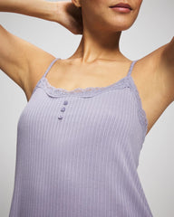 LAVENDER CLOUD - Pointelle Chemise