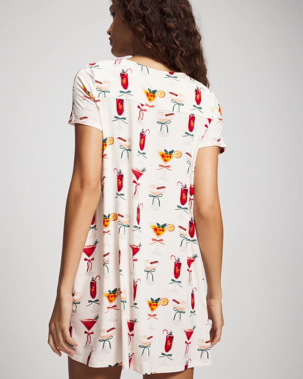 MERRY MIXES CHAMP - Short Sleeve Scoop Neck Sleepshirt