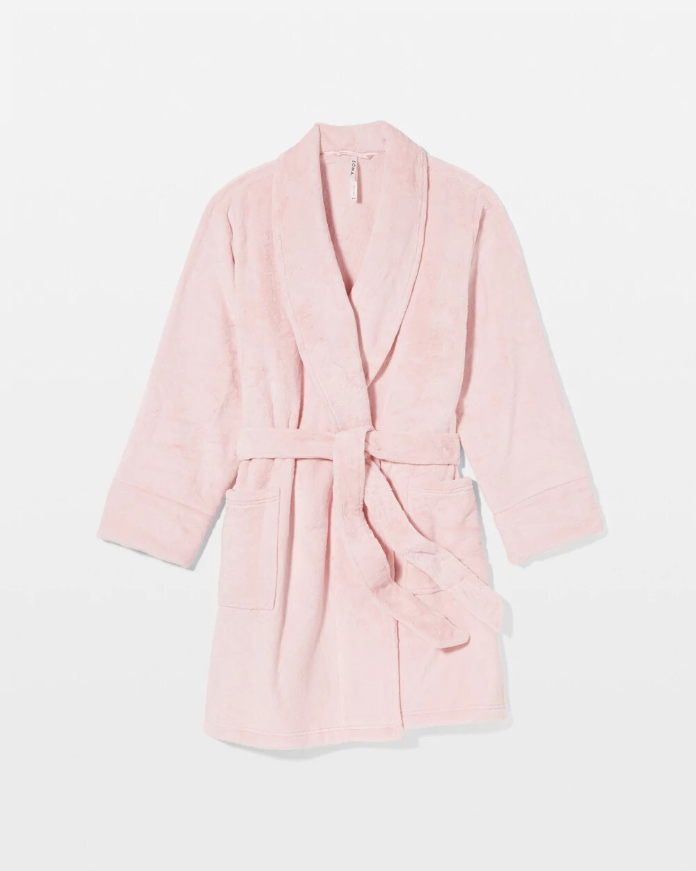 PRETTY PINK - Plush Short Robe