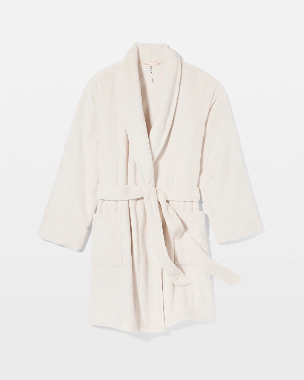 CHAMPAGNE DREAMS - Plush Short Robe