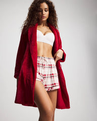 PAINT THE TOWN RED - Plush Short Robe