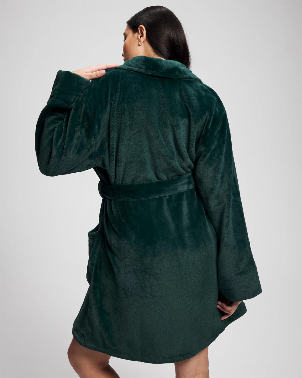 GREEN JOLIE - Plush Short Robe