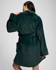 GREEN JOLIE - Plush Short Robe