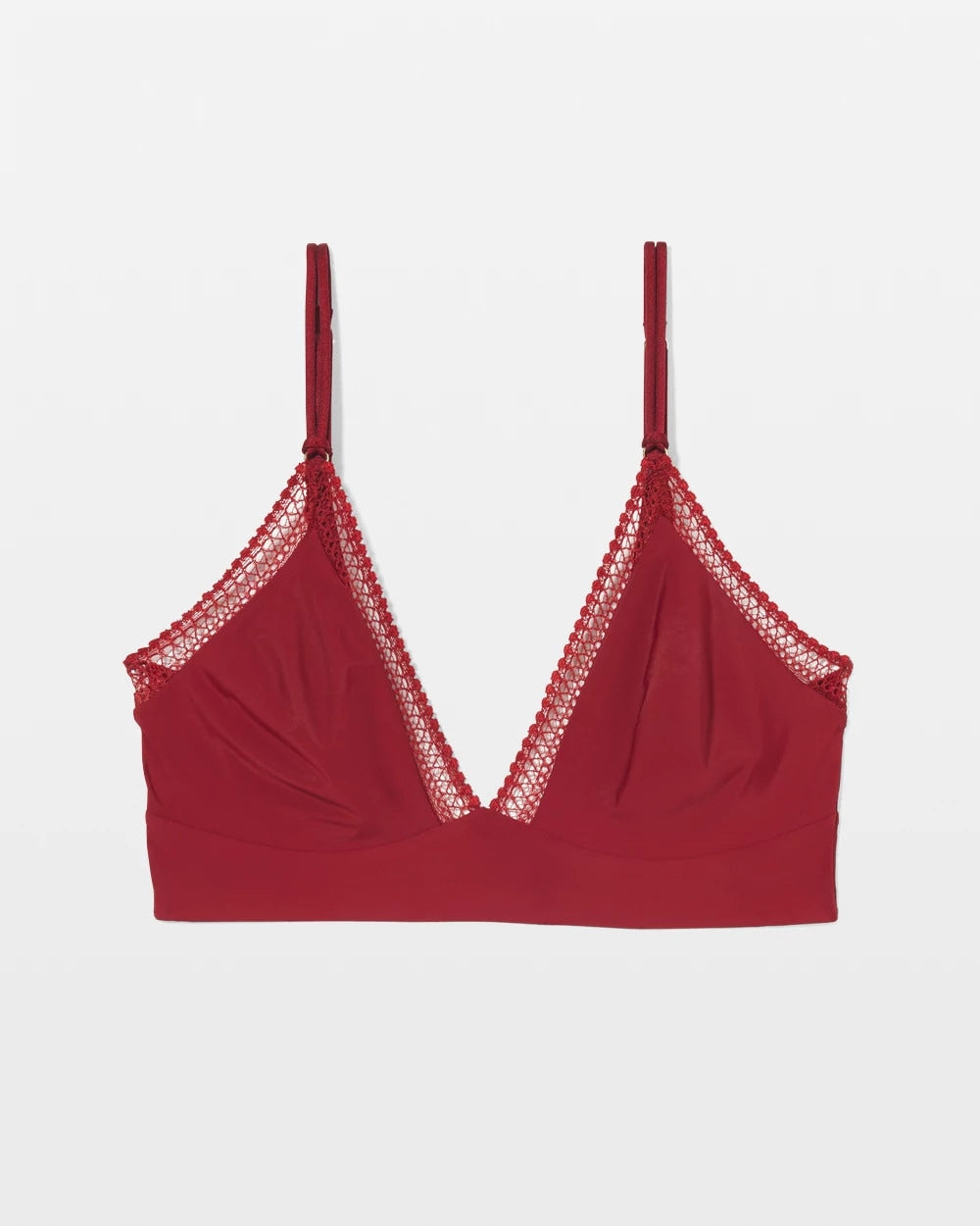 FIRST KISS - Geo Lace Trim Bralette