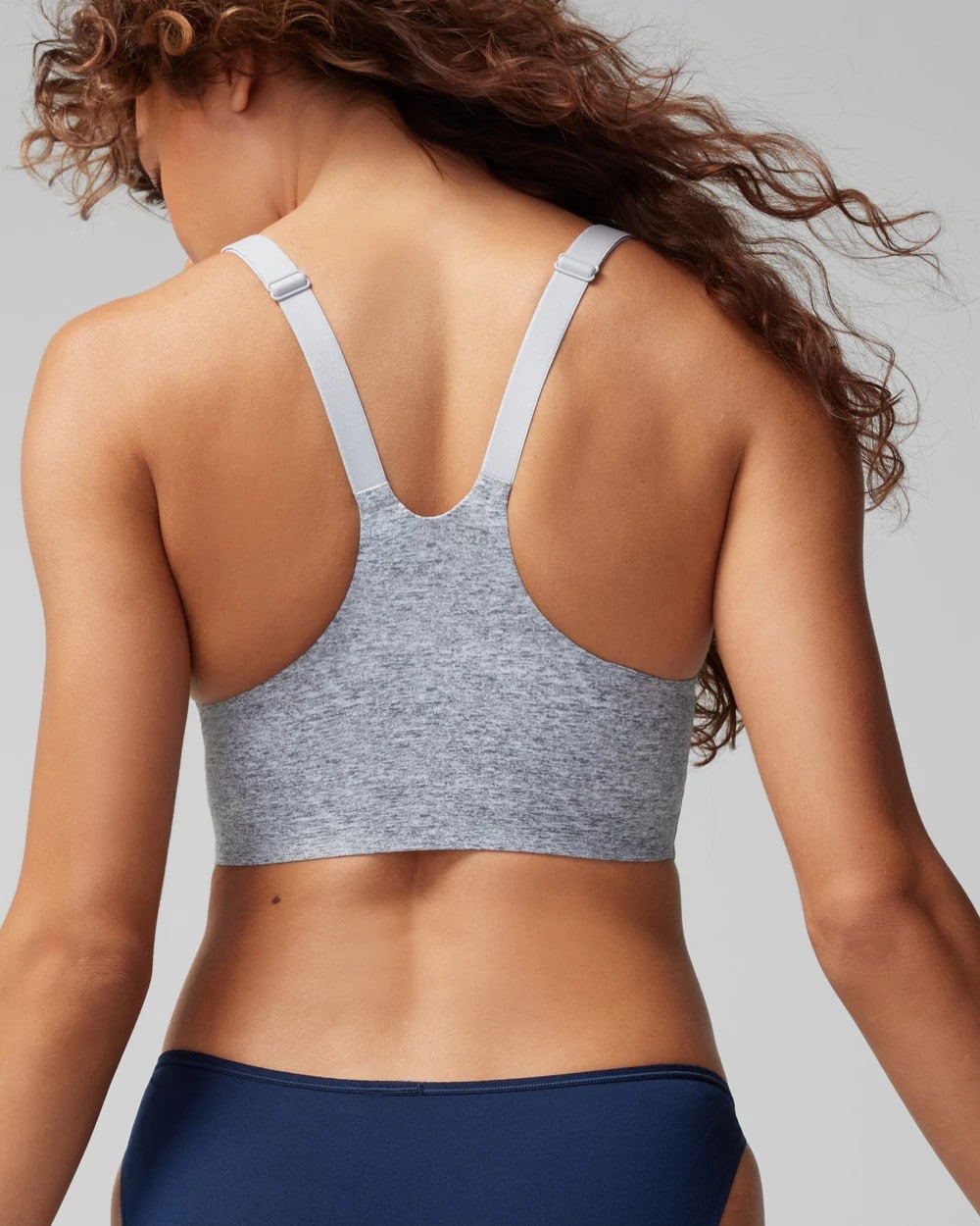 BLURRED GRAPHITE - Racerback Bralette