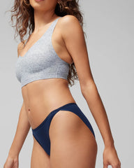 BLURRED GRAPHITE - Racerback Bralette