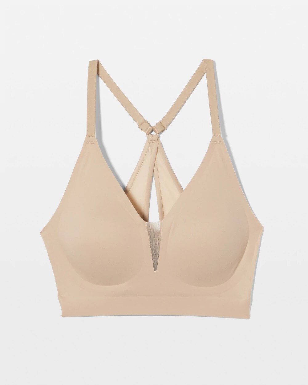 WARM AMBER - Racerback Mesh Bralette