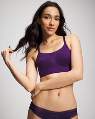 MAJESTIC PURPLE - Lace Adjustable Bralette