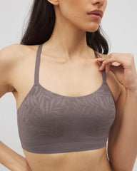 GRAY ABYSS - Lace Adjustable Bralette