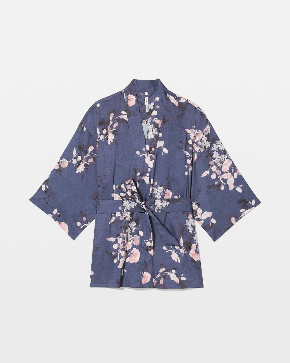 FLORAL DREAMS GRAY - Short Robe