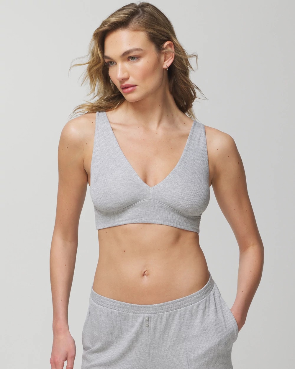 HEATHER OPAL GRAY - Sleep Bralette