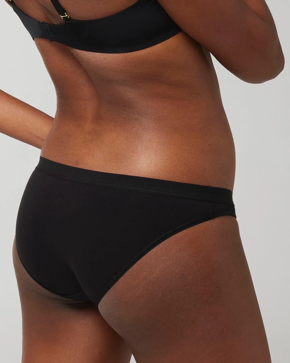 BLACK - Cotton Bikini Panty