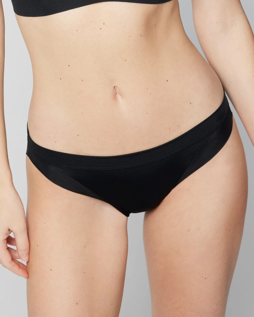 BLACK - Mesh Bikini Panty