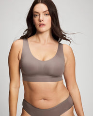 DARK TAUPE - Rib Bralette