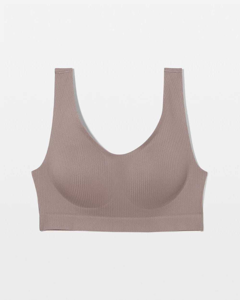 DARK TAUPE - Rib Bralette