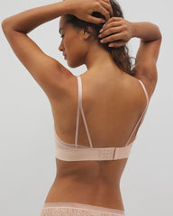 HUSH - Triangle Bralette with Lace