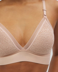 HUSH - Triangle Bralette with Lace