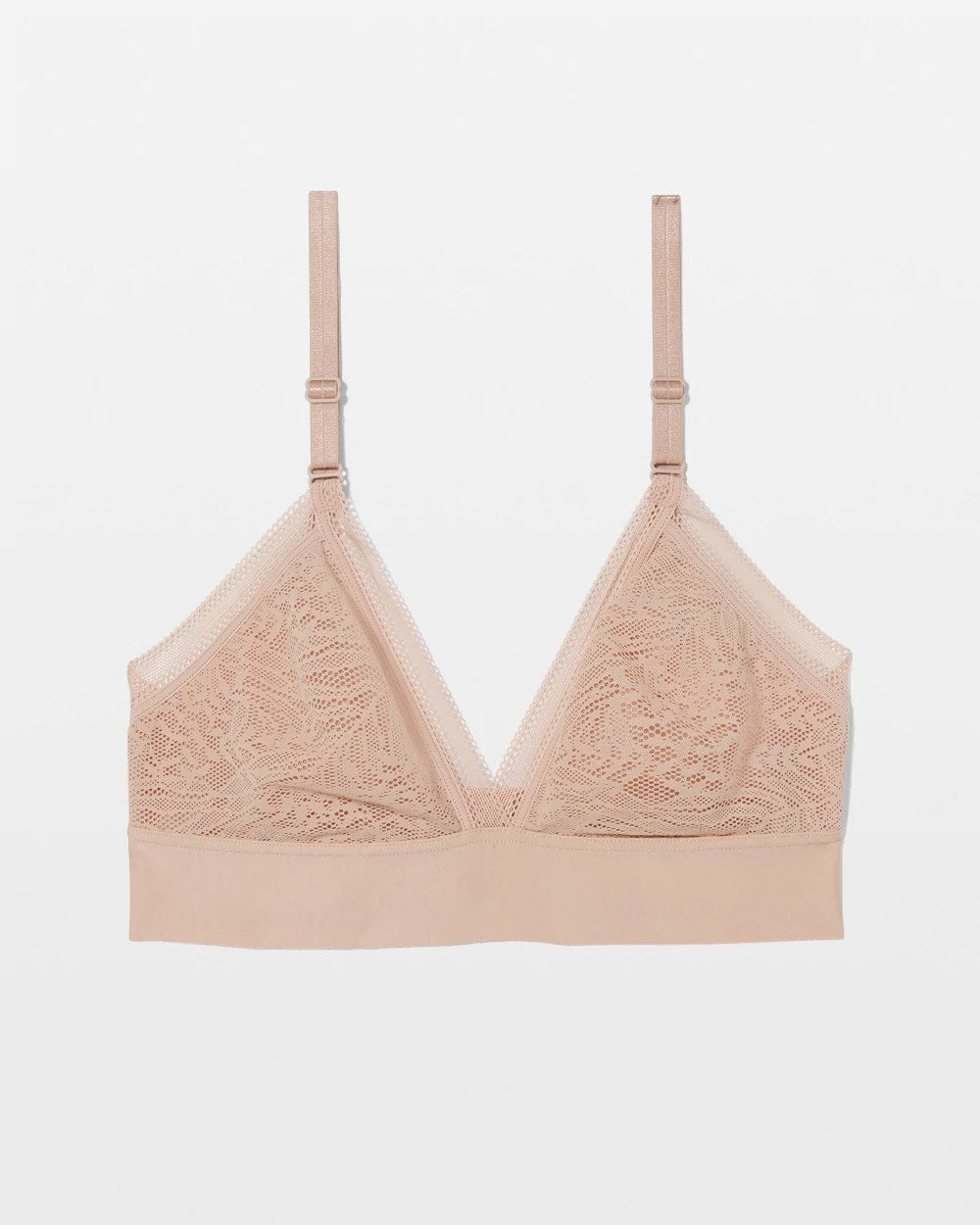 HUSH - Triangle Bralette with Lace