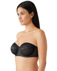 BLACK - Visual Effects Strapless Bra