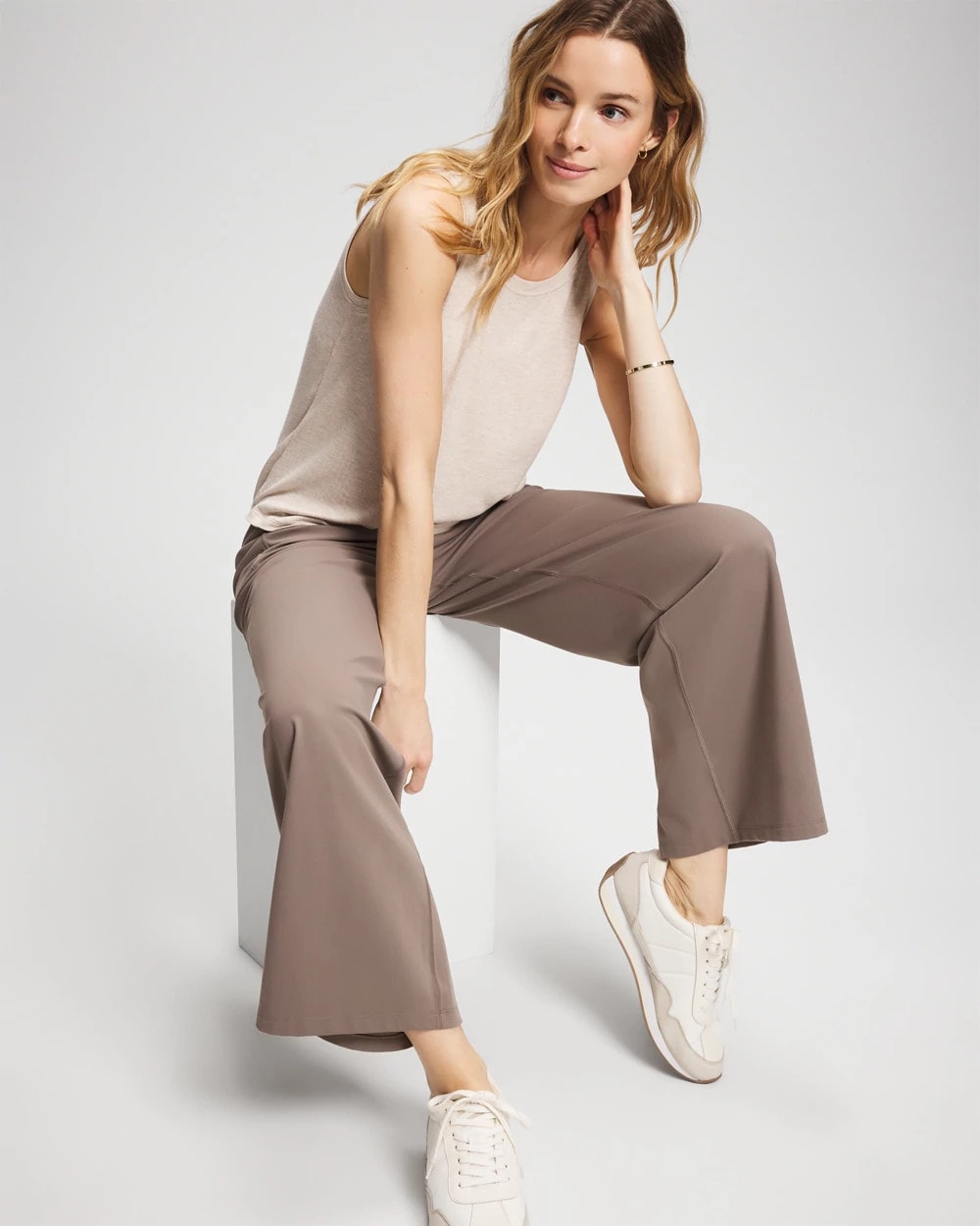 HEATHER SHELL - Rib Knit Tank