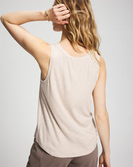 HEATHER SHELL - Rib Knit Tank
