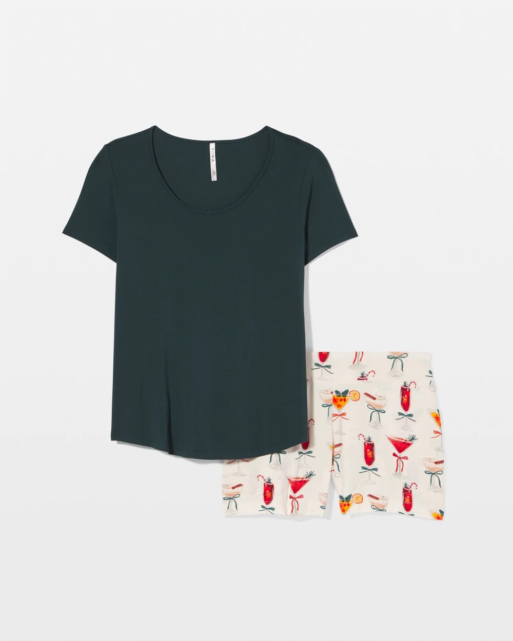 MERRY MIXES CHAMP - Packaged Short-Sleeve Short Pajama Set