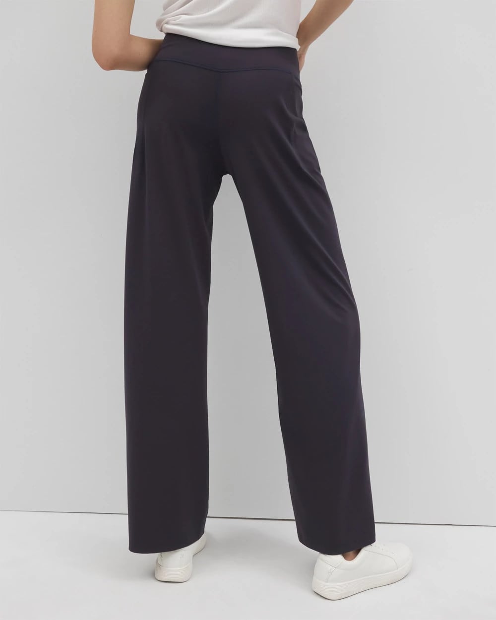 POLAR NIGHT - High-Waist Wide-Leg Pants