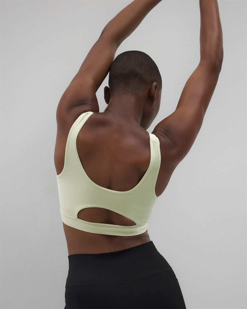 ALOE WASH - High-Neck Yoga Bra