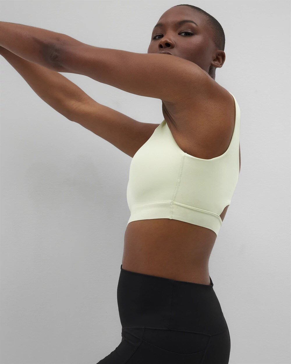 ALOE WASH - High-Neck Yoga Bra