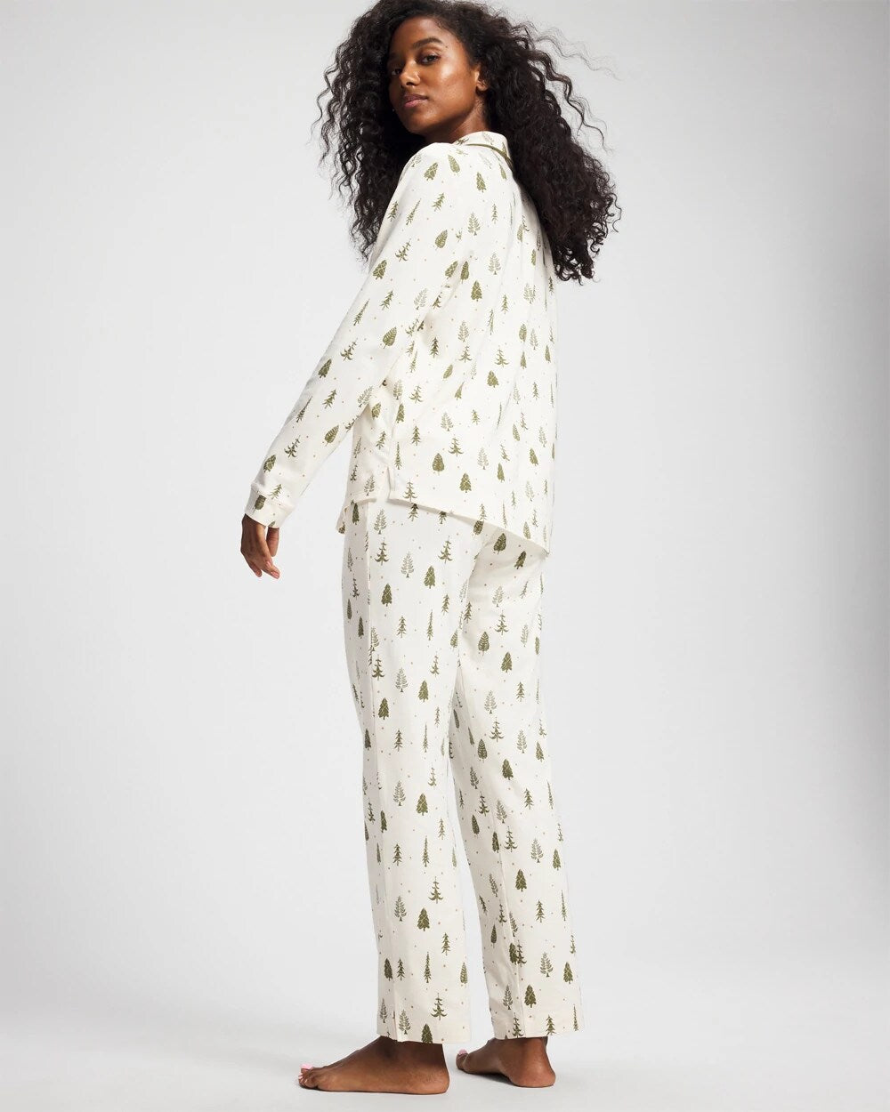 FESTIVE FIRS CHAMP DREAMS - Ankle Pajama Pant