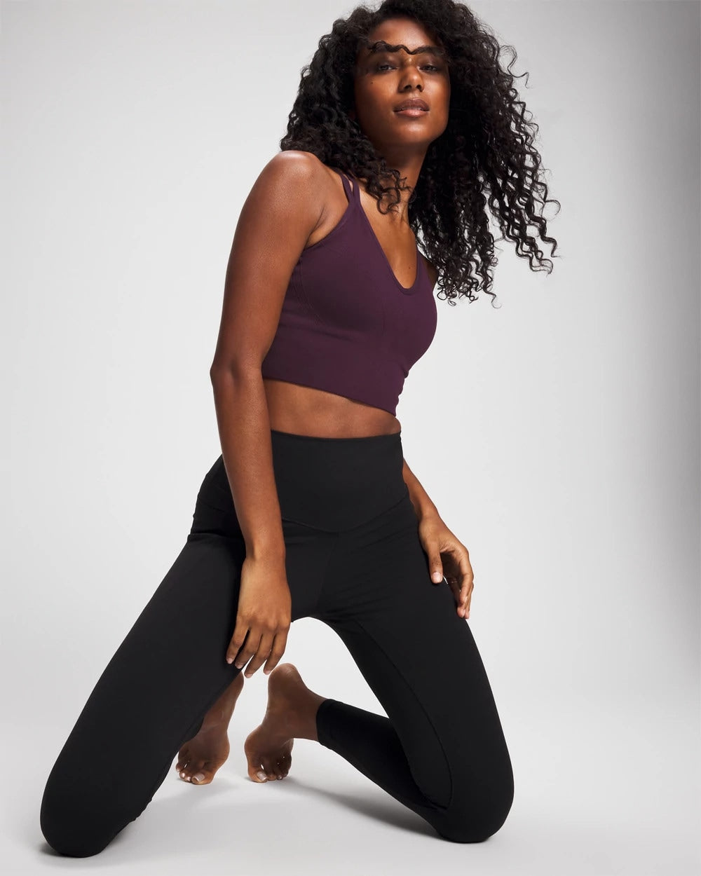PLUM PERFECT - Longline Bra with Strappy Back