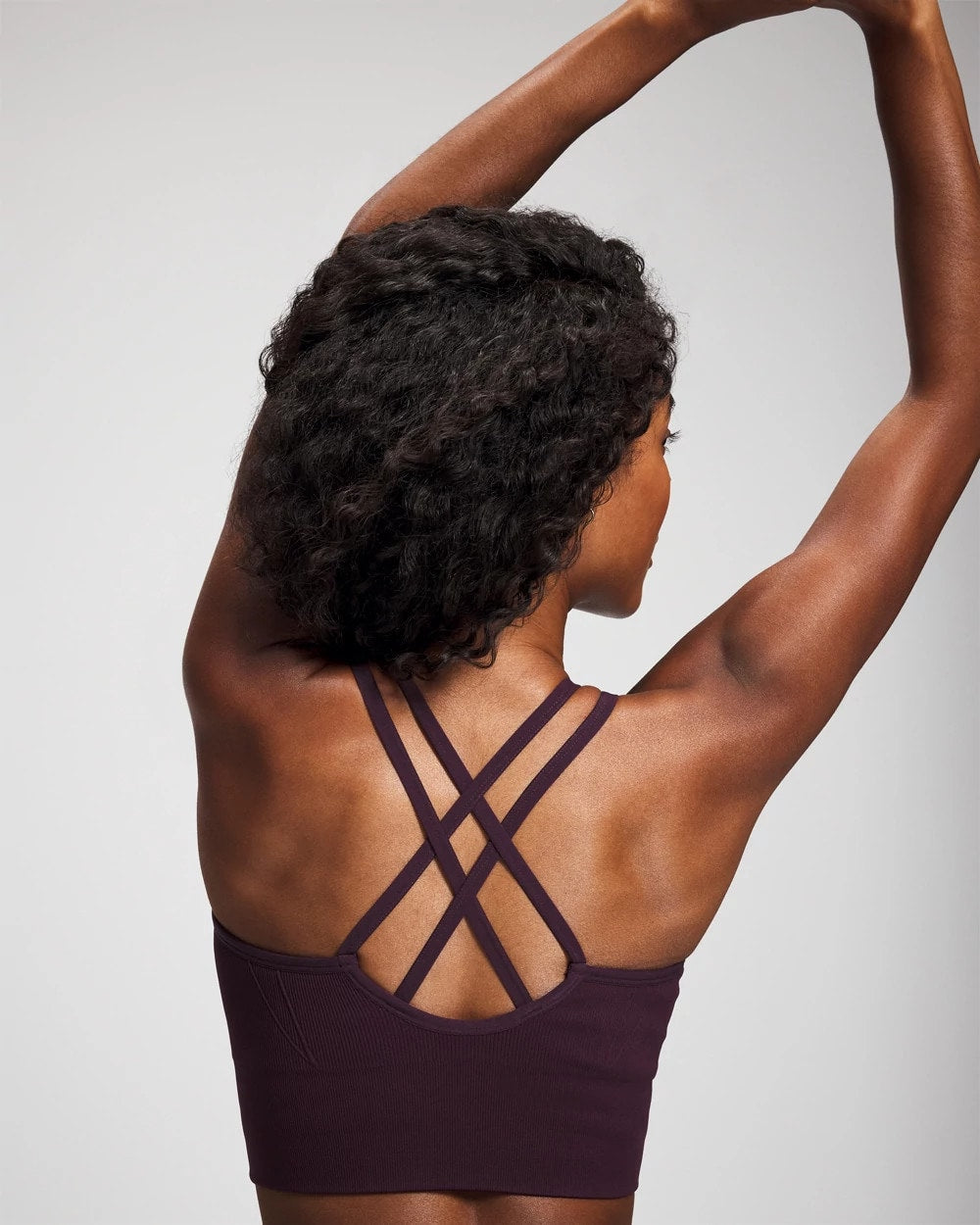 PLUM PERFECT - Longline Bra with Strappy Back