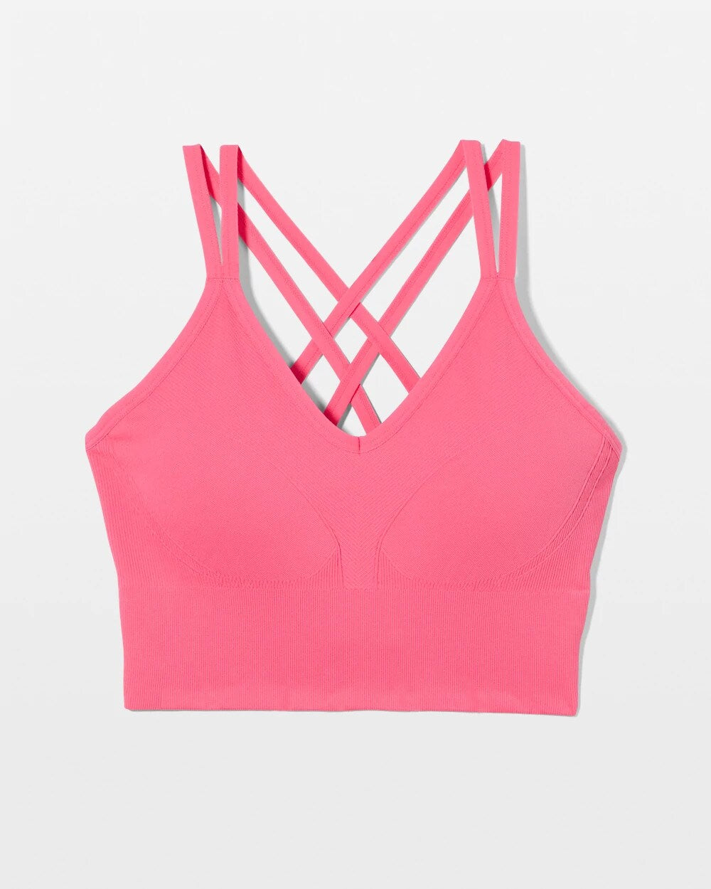 CAMELLIA ROSE - Longline Bra with Strappy Back
