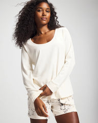 CHAMPAGNE DREAMS - Long Sleeve Pajama Top