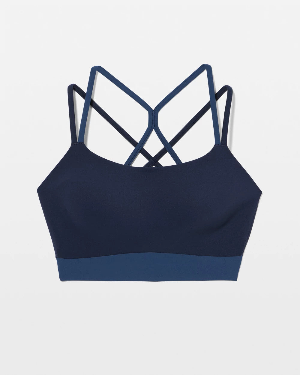 NAVY/INK BLUE - Racerback Yoga Bra