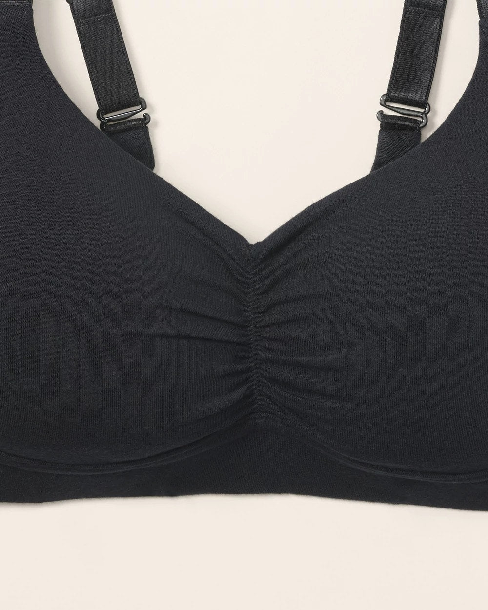 BLACK - Seamless Full Coverage Bra