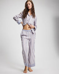 RELAX STRIPE BLUE OPAL - Pajama Pants