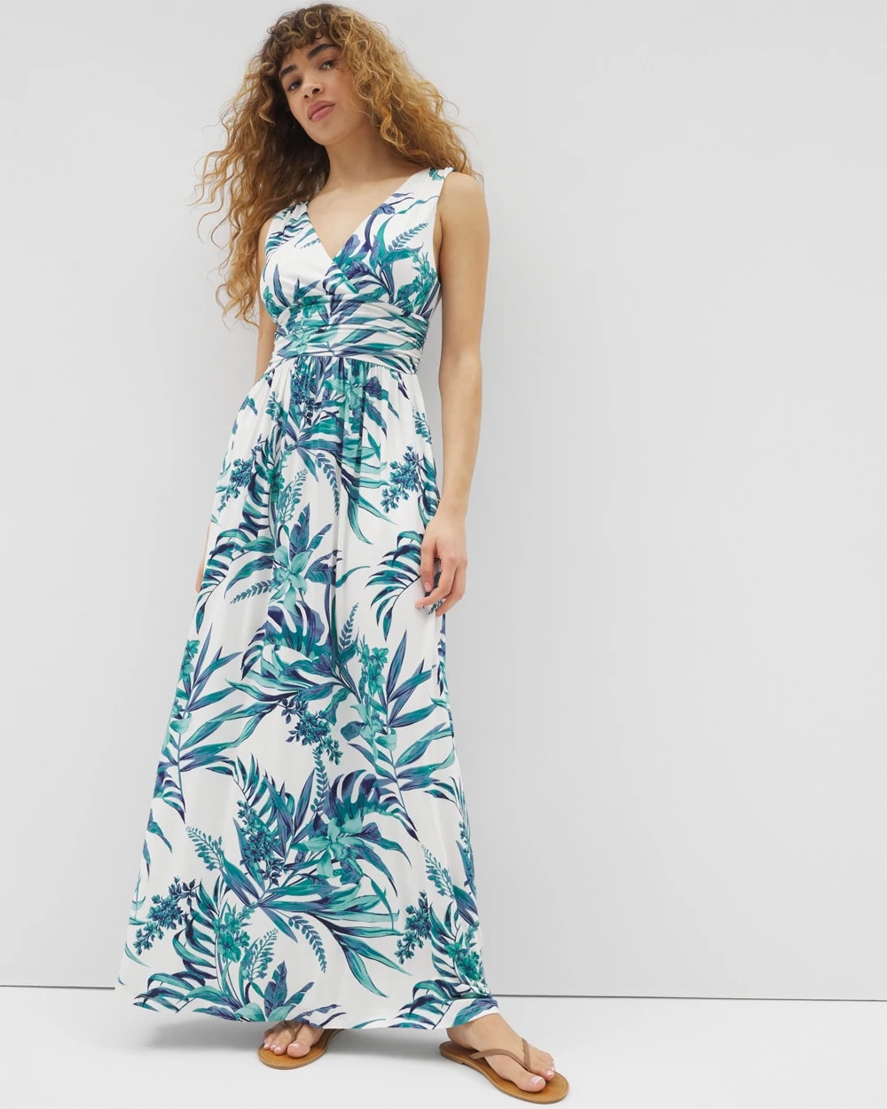 PALM PERFECT G COCONUT - Goddess Maxi Bra Dress