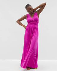WILD BERRY - Goddess Maxi Bra Dress
