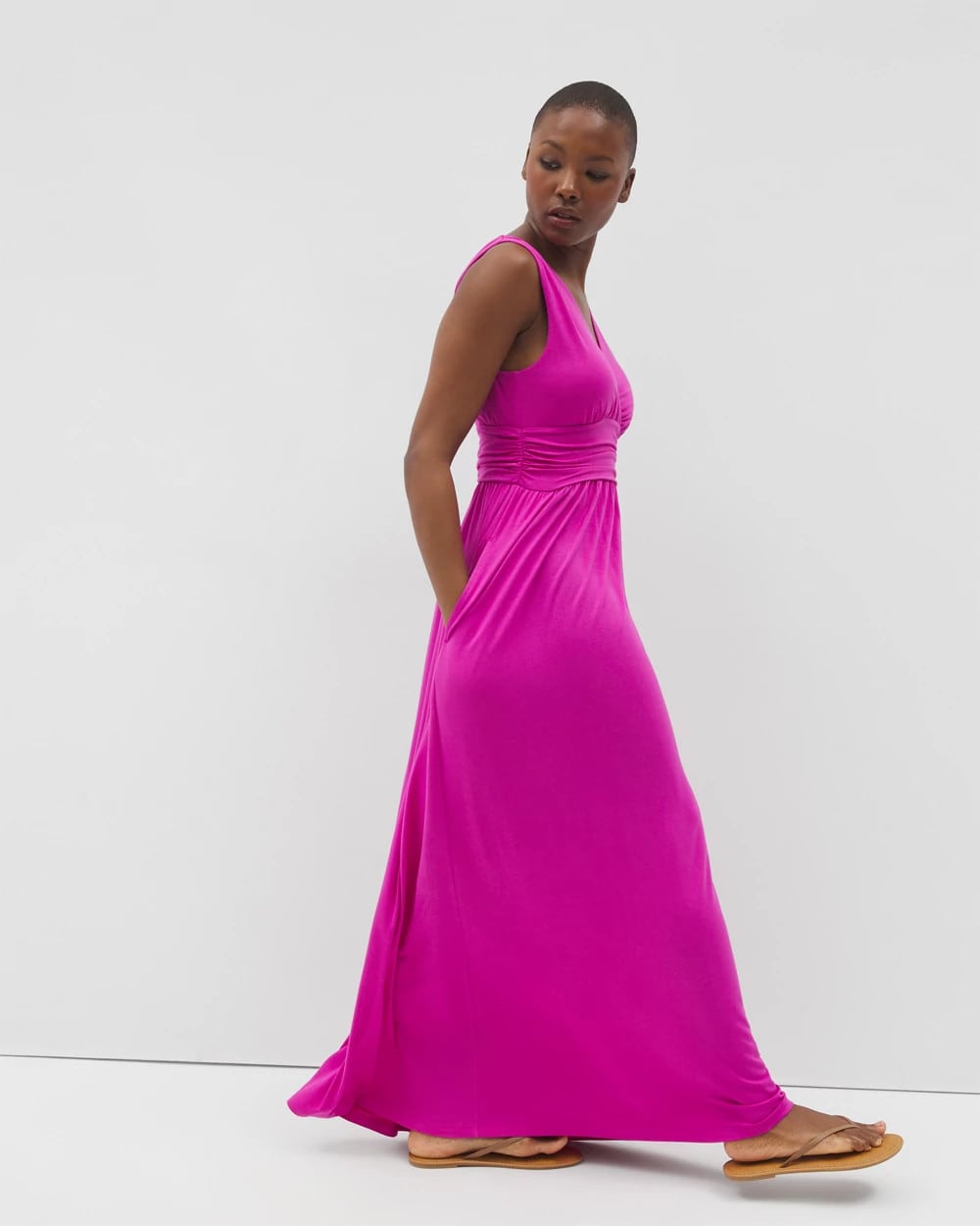 WILD BERRY - Goddess Maxi Bra Dress