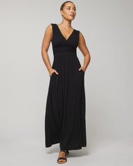 BLACK - Goddess Maxi Bra Dress